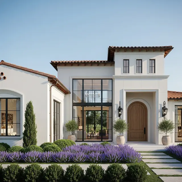 Rumah Kampung Modern 1 Lantai dengan Bukaan Lebar (Gemini AI)