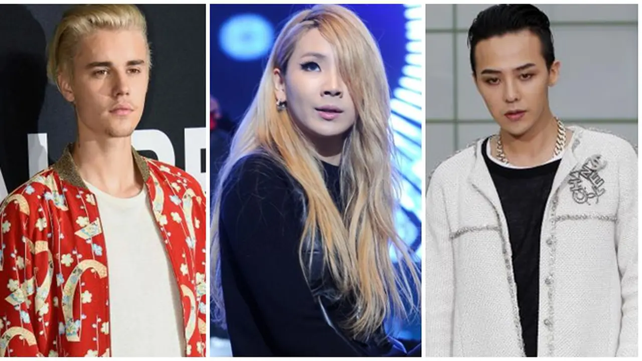 [Bintang] Justin Bieber, CL dan G-Dragon 