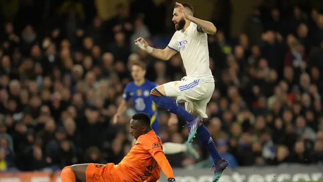 Foto: Real Madrid Ngamuk di Markas Chelsea, Karim Benzema Ukir Rekor di Liga Champions