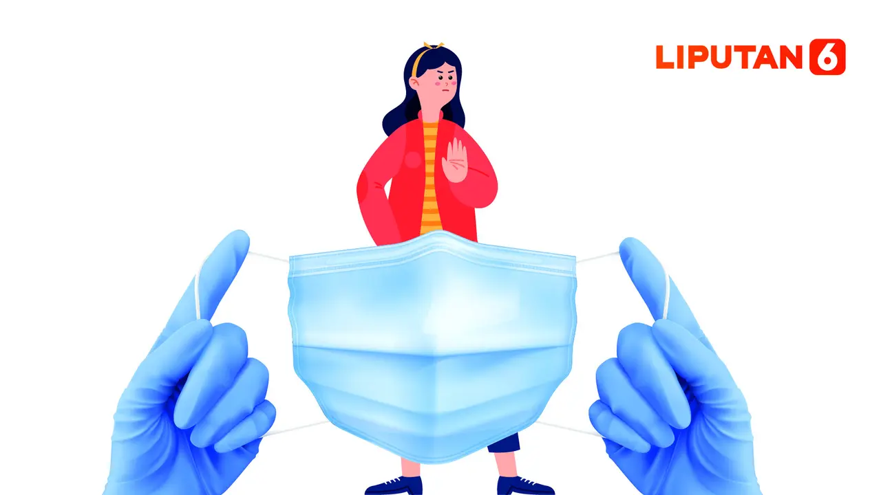 Ilustrasi orang tak percaya COVID-19 (Liputan6.com / Abdillah)