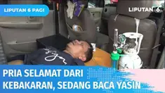 Kebakaran melanda rumah warga di Surabaya. Sang pemilik rumah yang diketahui seorang pria berkebutuhan khusus sempat terjebak di dalamnya. Petugas Damkar akhirnya berhasil mengevakuasi korban. Korban selamat dalam kondisi sedang membaca Yasin.