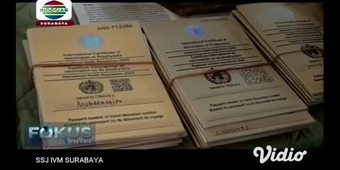 VIDEO : KKP Kelas I Surabaya Temukan 412 Sertifikat Vaksin Meningitis Palsu