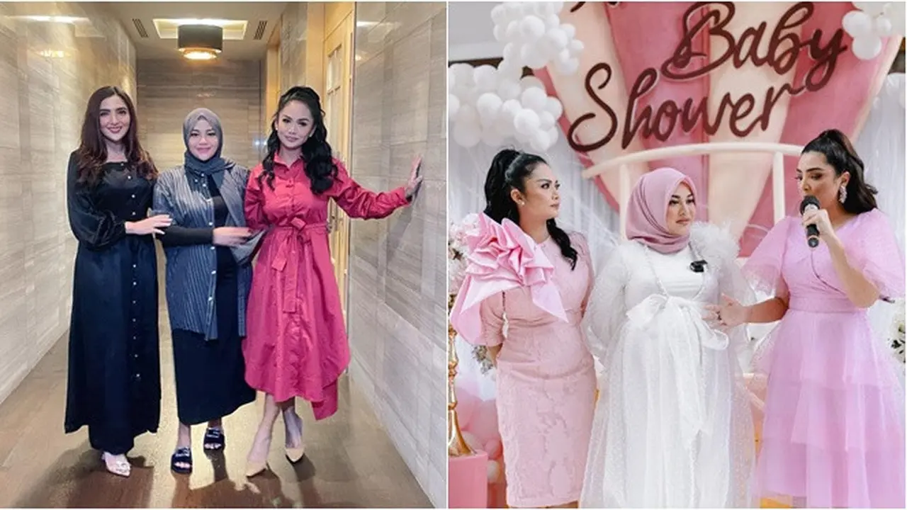 6 Beda Gaya Ashanty dan Krisdayanti di Setiap Acara Aurel Hermansyah, Menawan