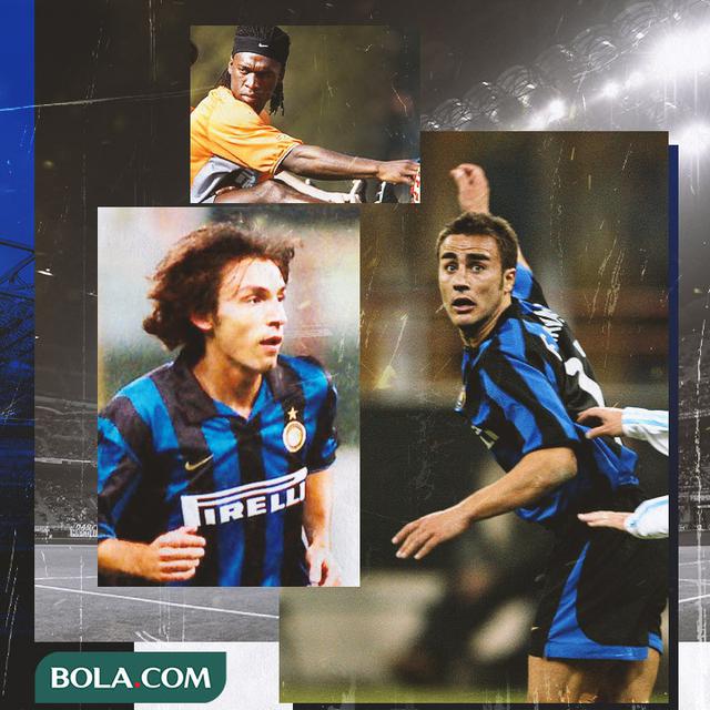 Inter Milan - Andrea Pirlo, Clarence Seedorf, Fabio Cannavaro