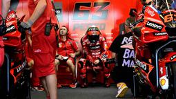 Terlebih lagi lebih Pecco merupakan juara di sirkuit yang sama pada musim lalu. Dirinya dan Ducati menginginkan gelar juara dunia MotoGP kali ini, karena terakhir kali Ducati juara pada tahun 2007 bersama Casey Stoner. (AFP/Javier Soriano)