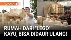 Inovasi terbaru memungkinkan sebuah rumah untuk dibangun menggunakan balok kayu yang disusun bak lego. Tidak hanya itu, tapi balok kayu ini juga bisa didaur ulang.
