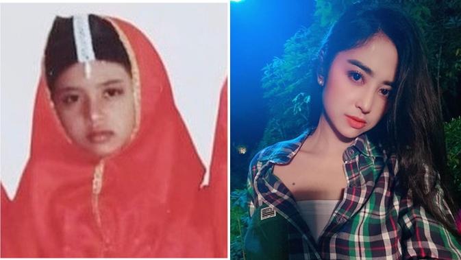 Beda Penampilan 7 Penyanyi Solo Cewek Saat SD, Dewi Perssik Bikin Pangling (sumber: Instagram.com/dewiperssikreal)