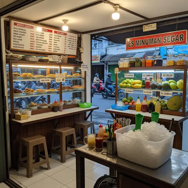 9 Model Warung Kecil dengan Kombinasi 2 Usaha, Inspirasi Jualan Serba Praktis
