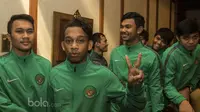 Pemain Timnas Futsal Indonesia U-20, Ardiansyah Runtuboy, usai menghadiri pertemuan dengan pengurus Federasi Futsal Indonesia di Jakarta, Selasa, (23/5/2017). (Bola.com/Vitalis Yogi Trisna)