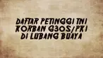 Sebanyak 6 jenderal dan seorang perwira pertama TNI Angkatan Darat dibunuh oleh simpatisan Partai Komunis Indonesia hingga dibuang di sumur Lubang Buaya.
