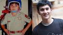 Raut wajah Vino Bastian ketika kecil masih banyak kemiripan. Pemain Serigala Terakhir ini sudah terlihat suka bergaya sejak kecil (Istimewa)
