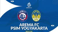 Ilustrasi Arema FC Vs PSIM Yogyakarta - BRI Super League 2025/2026. (Bola.com/Gregah Nurikhsani)