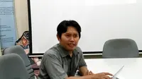 Asisten ORI Perwakilan DIY Muhammad Rifqi membeberkan kecurangan UN di Yogyakarta . (Liputan6.com/Fathi Mahmud)