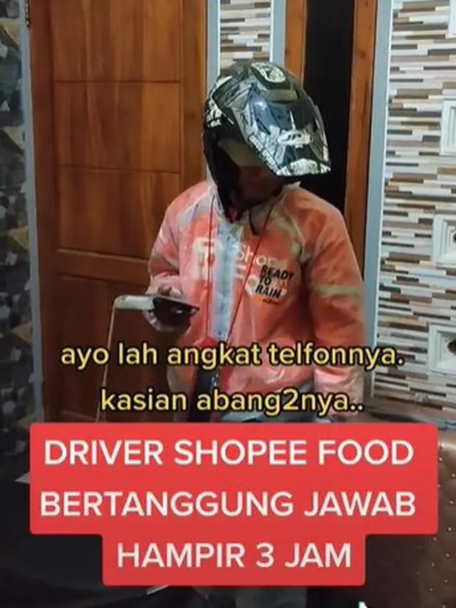 Antar Makanan Sampai Menunggu 3 Jam, Perjuangan Ojol Ini Bikin Pilu