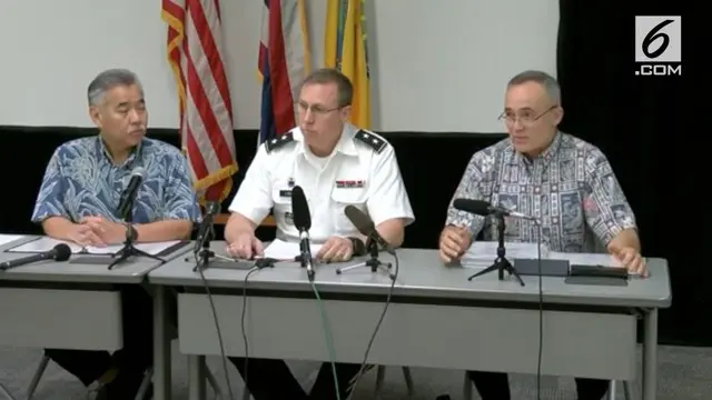 VIDEO: Petugas yang Beri Peringatan Rudal Palsu di Hawaii Dipecat