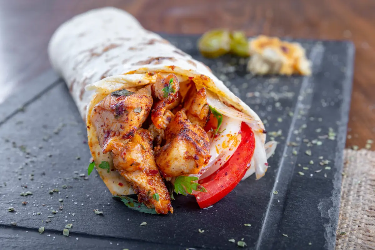 tortilla kebab ayam