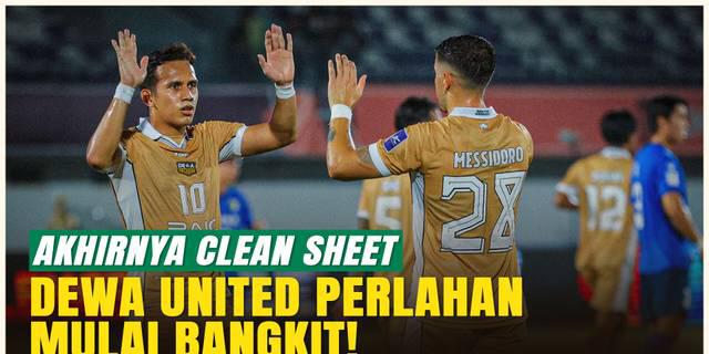 Akhirnya Dewa United Catat Clean Sheet Pertama Musim Ini!