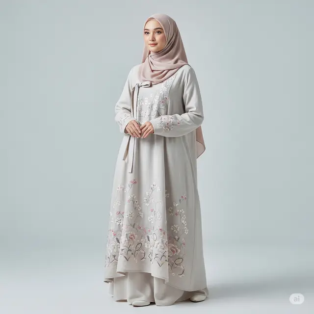 9 Model Baju Gamis Motif Bunga Terbaru yang Wajib Kamu Coba di Tahun 2025