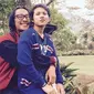 Aming dan istri, Evelyn Nada Anjani [foto: instagram/psychodiva2016]