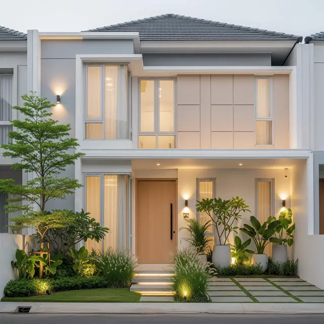 Desain Fasad Rumah Sederhana Tapi Tampak Mahal