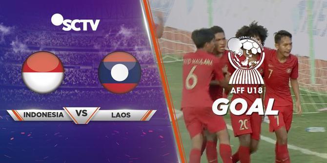 VIDEO: Bagus Kahfi Cetak Gol, Timnas Indonesia U-18 Samakan Kedudukan 1-1 atas Laos