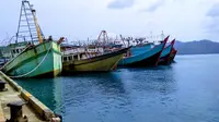 Kapal nelayan Natuna. (Dok. Ajang Nurdin)