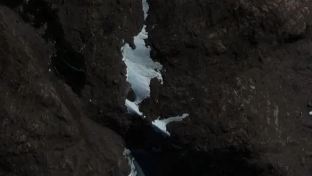 Ilustrasi di Antartika (Google Earth)