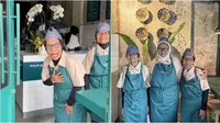 Viral kafe berkonsep unik pekerjakan para lansia. (Sumber: TikTok/umaomacafe)