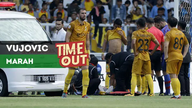 Berita video Time Out kali ini soal kemarahan bek anyar Bhayangkara FC, Vladimir Vujovic, kepada striker FC Tokyo.