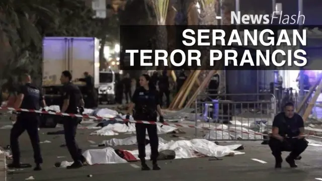 Kelompok teroris ISIS merayakan serangan mematikan di Nice, Prancis yang terjadi pada Kamis 14 Juli 2016. 