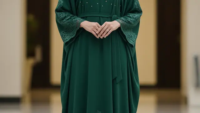 Model Gamis Elegan untuk Ibu Pejabat
