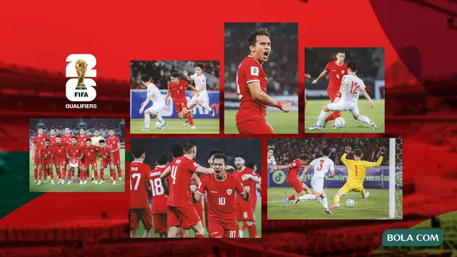 Kolase - Aksi Timnas Indonesia Vs Vietnam di GBK 21 Maret 2024