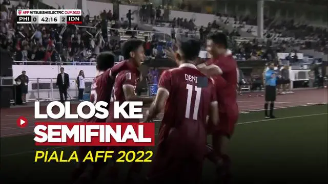 Berita Video, Highlights Piala AFF 2022 antara Indonesia Vs Filipina pada Senin (2/1/2023)