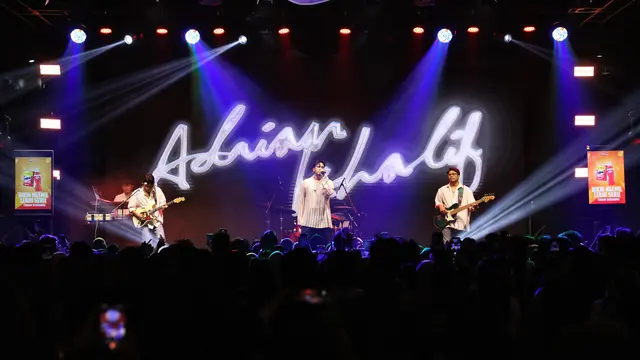 Penampilan Adrian Khalif di KapanLagi Pensi Bareng FANTA 2025