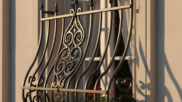 Modelo de enrejado de ventana