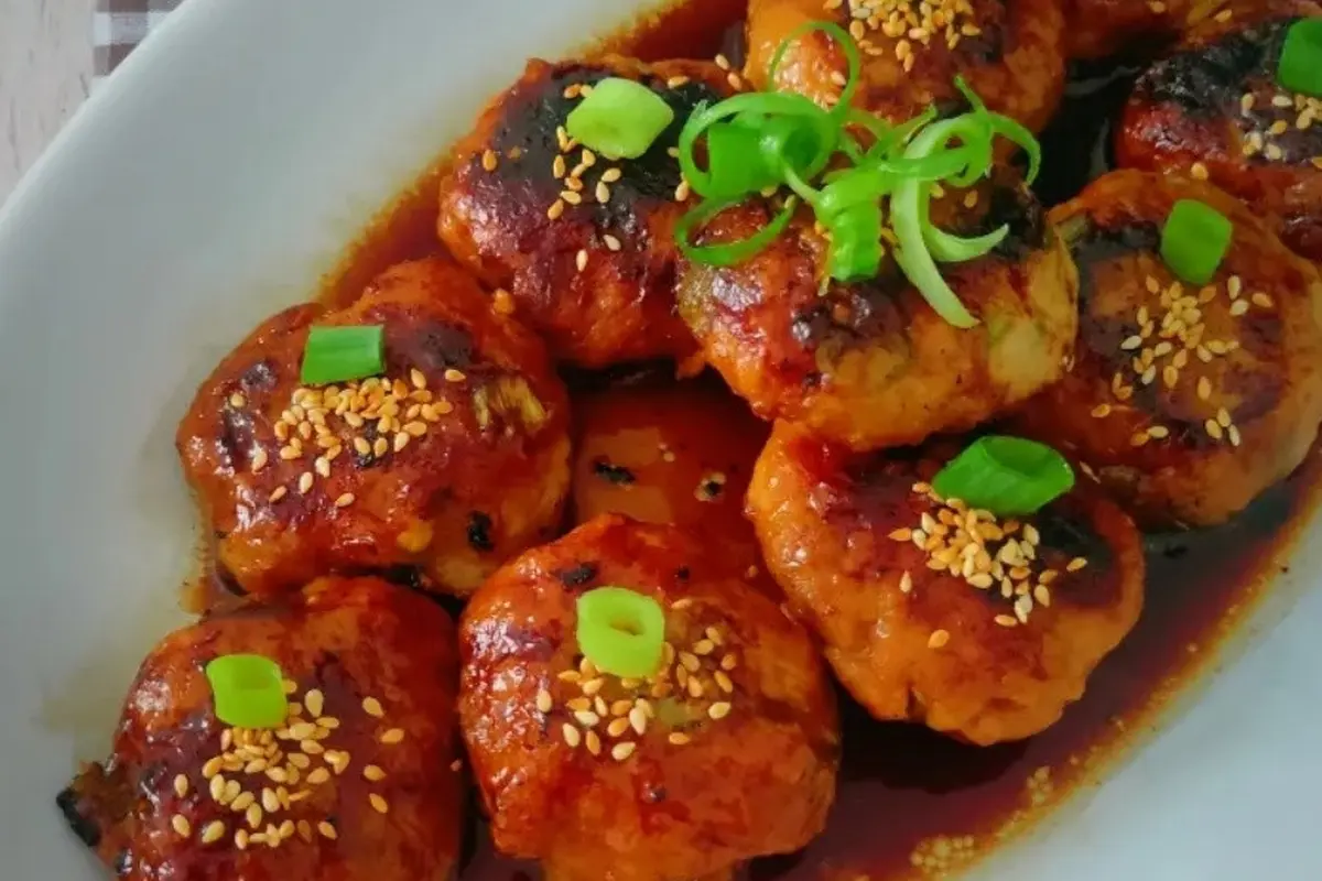 Resep ayam tsukune. (dok. Cookpad @daneswisesa)