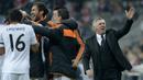 Selama dua musim membesut Real Madrid, Carlo Ancelotti berhasil membawa Los Blancos meraih 89 kemenangan, 14 hasil imbang dan 16 kekalahan di semua ajang kompetisi. (AFP/Christof Stache)