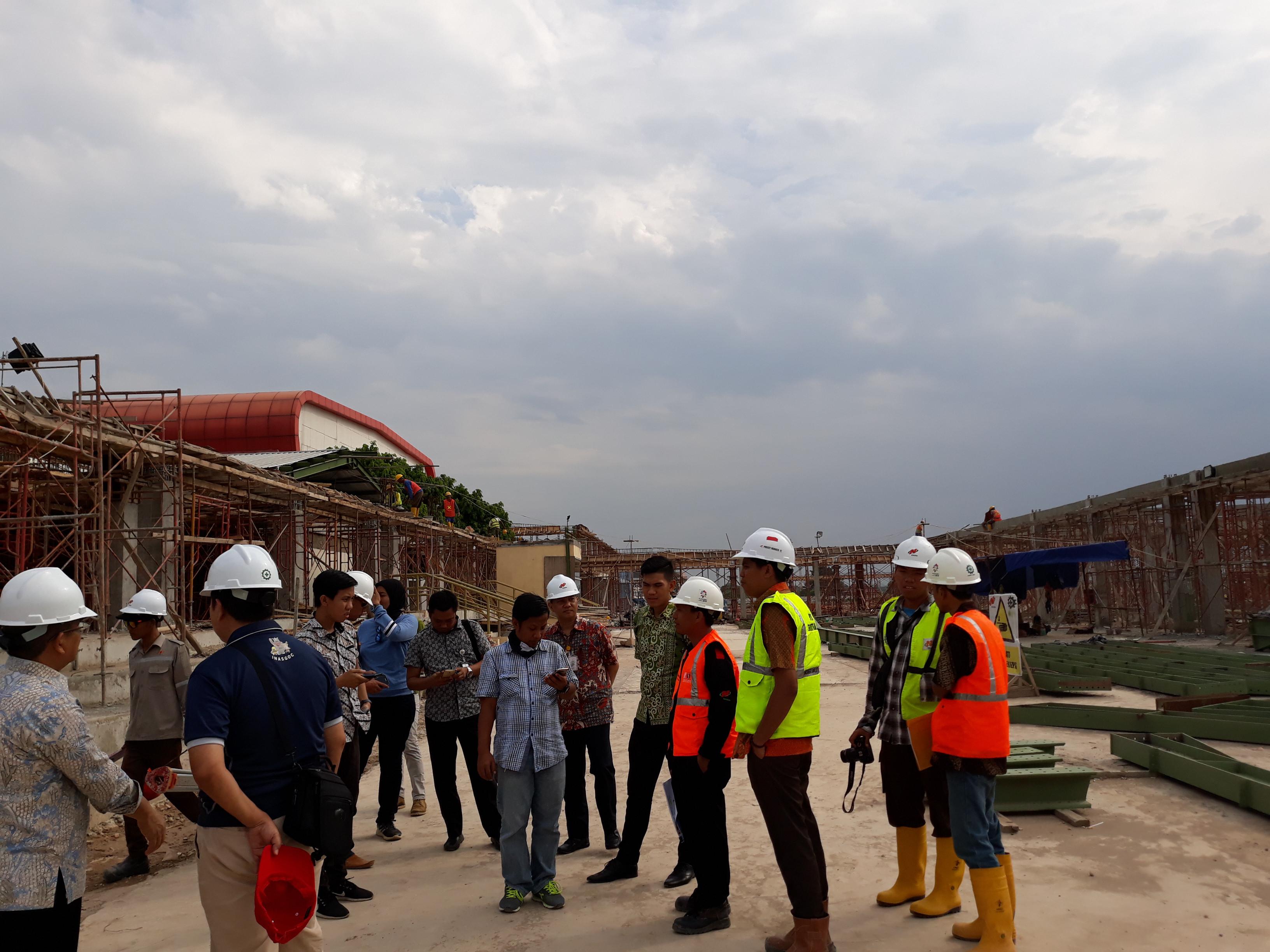 Venue menembak untuk Asian Games 2018 diminta untuk melakukan penambahan lift. (Bola.com/Yus Mei Sawitri)