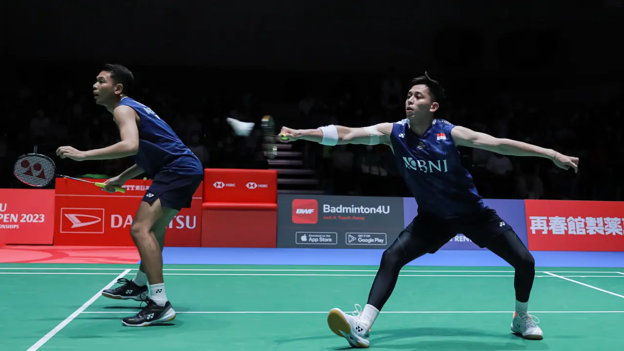 Fajar Alfian/Muhammad Rian Ardianto - Japan Open 2023 - Bulu Tangkis