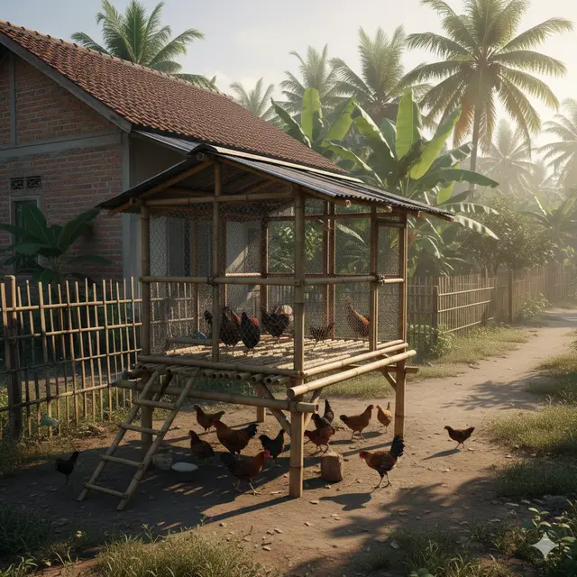 Desain Kandang Ayam Kampung