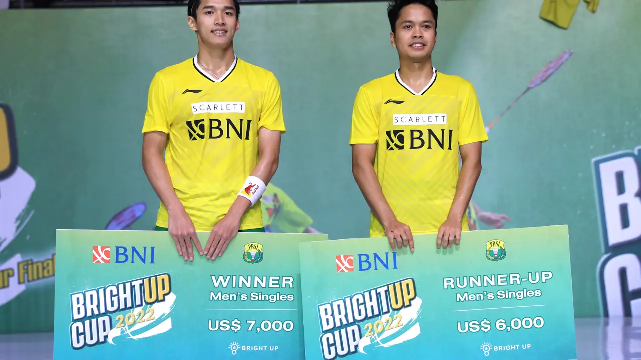 Jonatan Christie - BNI BrightUp Cup 2022 - Bulu Tangkis