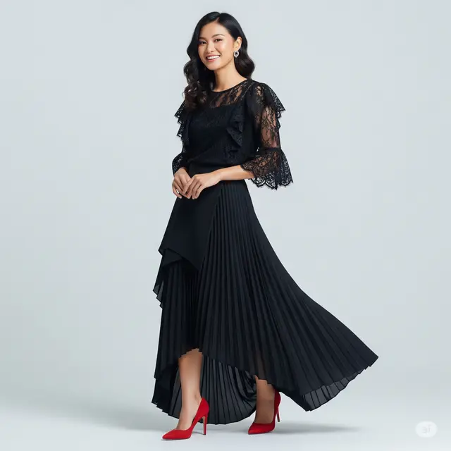 8 Model Baju Brokat Hitam Terbaru yang Wajib Dicoba di 2025