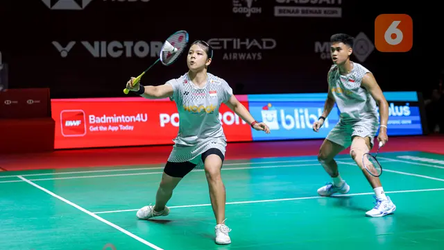 Foto: Jafar/Felisha Tak Ingin Cepat Puas Meski Menang Telak atas Pasangan Korea di Indonesia Open 2026