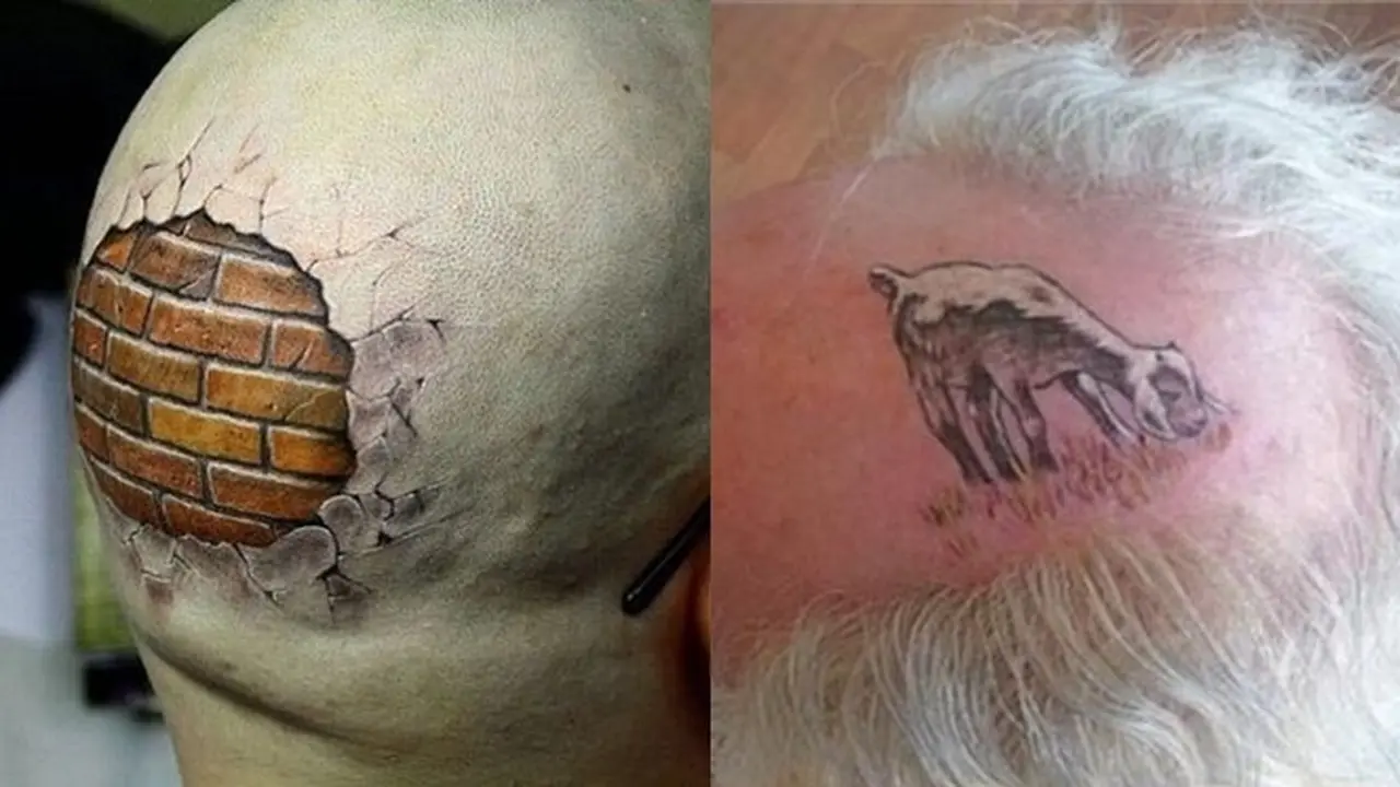 6 Tato di Kepala Ini Ngeri-Ngeri Sedap, Konsepnya Absurd Banget