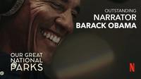 Barack Obama memenangkan Emmy karena menjadi narator dokumenter Netflix. (Twitter/Netflix)