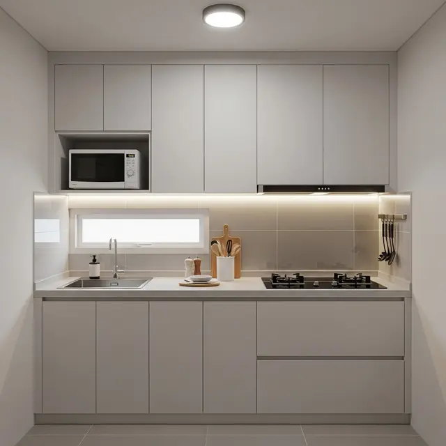 9 Desain Dapur Minimalis 2x1 untuk Rumah Subsidi, Hemat Tempat dan Fungsional