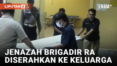 VIDEO: Jenazah Brigadir RA Diserahkan ke Keluarga dan Langsung Diterbangkan ke Manado