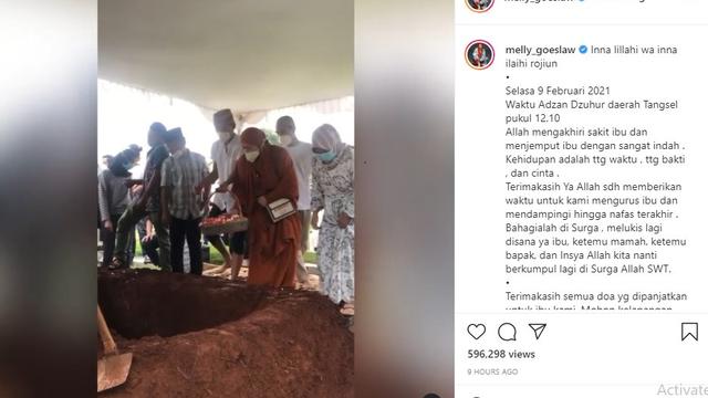 Melly Goeslaw - Anto Hoed (Foto: Instagram/@melly_goeslaw)