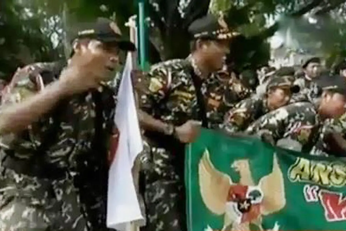Aksi Long March Penolakan Ormas HTI