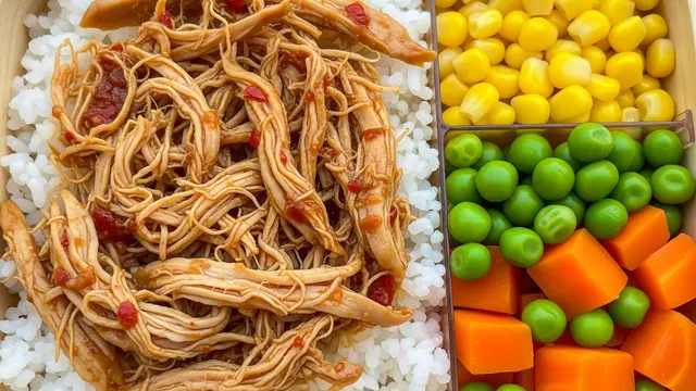 Bento Ayam Suwir Pedas Manis